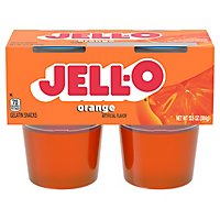 Jell-O Original Orange Ready to Eat Jello Cups Gelatin Snack Cups - 4 Count - Image 5