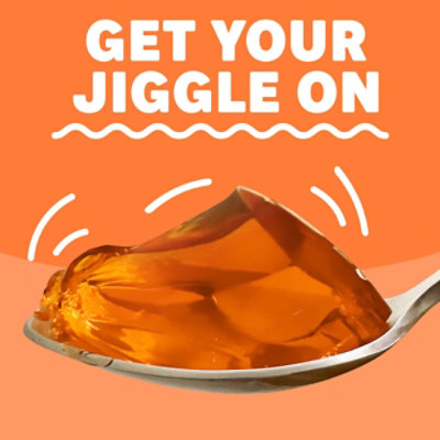 Jell-O Original Orange Artificially Flavored Ready-to-Eat Gelatin Snack - 4 Count - Image 4