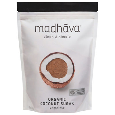 Madhava Coconut Sugar Pure & Unrefined - 16 Oz - Image 2
