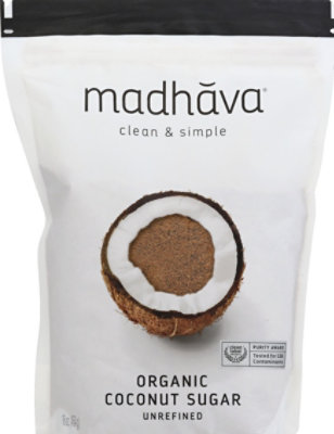 Madhava Coconut Sugar Pure & Unrefined - 16 Oz - Image 2