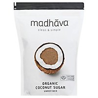 Madhava Coconut Sugar Pure & Unrefined - 16 Oz - Image 1