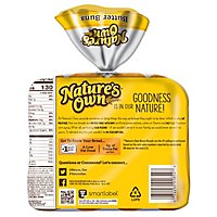 Natures Own Hot Dog Butter Buns Soft White Bread Hot Dog Buns 8 Count - 15 Oz - Image 6
