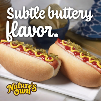 Natures Own Hot Dog Butter Buns Soft White Bread Hot Dog Buns 8 Count - 15 Oz - Image 7