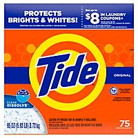 Tide Powder Laundry Detergent Original 68 loads - 95 Oz - Image 1