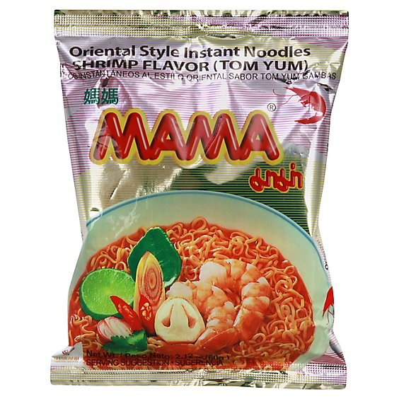MAMA Instant Noodles Oriental Style Shrimp Tomyum - 2.1 Oz