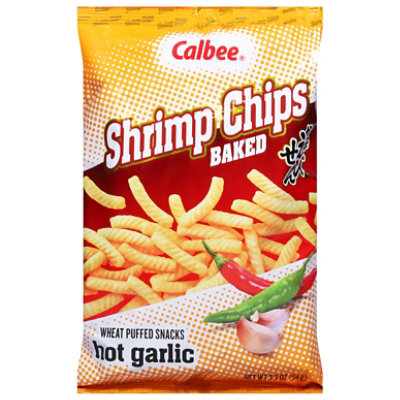 Calbee Shrimp Chips Hot Garlic - 3.3 Oz