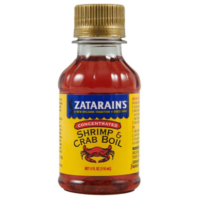 Zatarain's Concentrated Shrimp & Crab Boil - 4 Fl. Oz. - Image 1