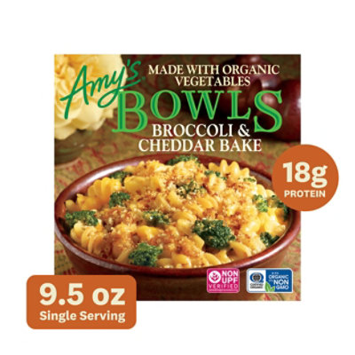 Amy's Broccoli & Cheddar Bake Bowl - 9.5 Oz