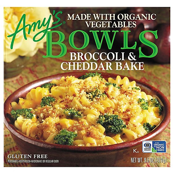 Amy's Broccoli & Cheddar Bake Bowl - 9.5 Oz
