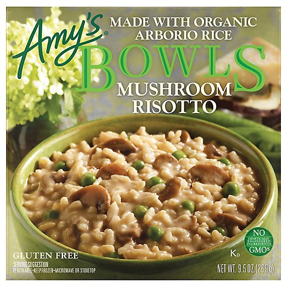 Amy's Mushroom Risotto Bowl - 9.5 Oz