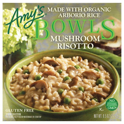 Amys Bowls Mushroom Risotto - 9.5 Oz