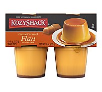 Kozy Shack Creme Caramel Flan 4 Count - 16 Oz