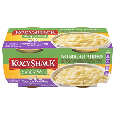 Kozy Shack Simply Well Tapioca Pudding 4 Count - 16 Oz - Image 2