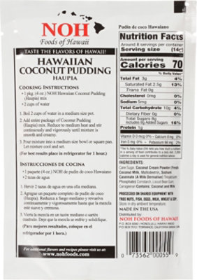 NOH Luau Dessert Pudding Coconut Hawaiian Haupia - 4 Oz - Image 6