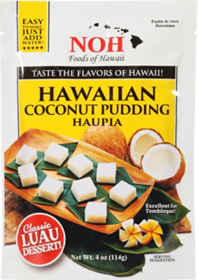 NOH Luau Dessert Pudding Coconut Hawaiian Haupia - 4 Oz - Image 2