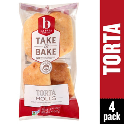 La Brea Bakery Take & Bake Bread Rolls Torta- 4-3 Oz - Image 2