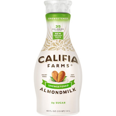 Califia Farms Almondmilk Unsweetened Dairy Free Almond Milk - 48 Fl. Oz.