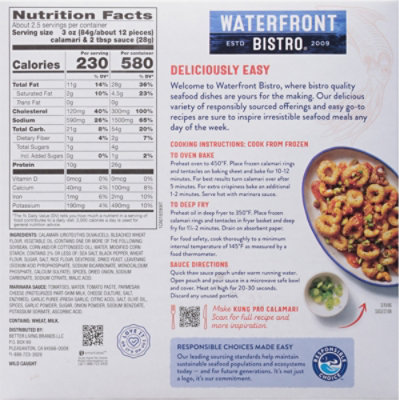 waterfront BISTRO Calamari Crispy Breaded Salt & Pepper - 10 Oz - Image 5