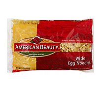 American Beauty Pasta Egg Noodles Wide - 12 Oz