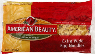 American Beauty Pasta Egg Noodles Extra Wide - 12 Oz - Image 2