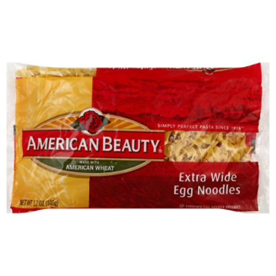 American Beauty Pasta Egg Noodles Extra Wide - 12 Oz