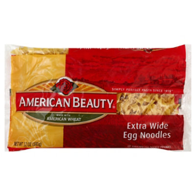 American Beauty Pasta Egg Noodles Extra Wide - 12 Oz - Image 1