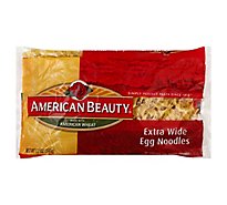 American Beauty Pasta Egg Noodles Extra Wide - 12 Oz