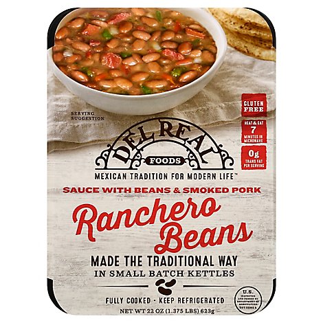 Del Real Ranchero Bean/Ham - 24 Oz