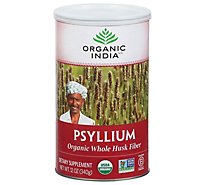 Organic India Whole Husk Psyllium - 12 Oz
