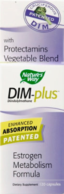 Natures Way Dim Plus Estrogen Metabolism Formula - 120 Count - Image 2