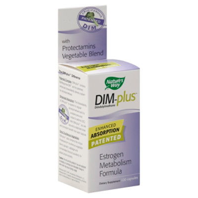 Nature's Way Dim Plus Estrogen Metabolism Formula - 120 Count - Image 1