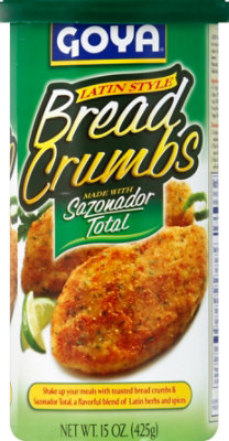 Goya Bread Crumbs Latin Style With Sazonador Total - 15 Oz - Image 2