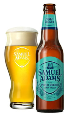 Samuel Adams Porch Rocker Lemon Radler Seasonal Beer Bottles - 6 - 12 Fl. Oz. - Image 2