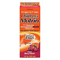 Motrin Childrens Ibuprofen Suspension Berry Flavor - 4 Fl. Oz. - Image 3
