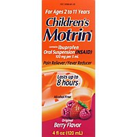 Motrin Childrens Ibuprofen Suspension Berry Flavor - 4 Fl. Oz. - Image 2