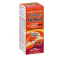 Motrin Childrens Ibuprofen Suspension Berry Flavor - 4 Fl. Oz.
