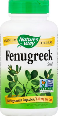 Natures Way Fenugreek Seed - 180 Count - Image 2