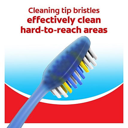 Colgate Extra Clean Full Head Manual Toothbrush Medium - 4 Count - Image 3