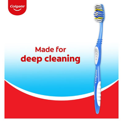 Colgate Extra Clean Full Head Manual Toothbrush Medium - 4 Count - Image 3