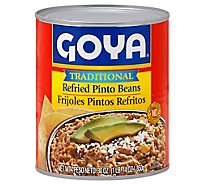 Goya Beans Refried Pinto Traditional - 30 Oz