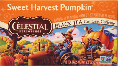 Celestial Seasonings Black Tea Holiday Sweet Harvest Pumpkin - 20 Count - Image 2