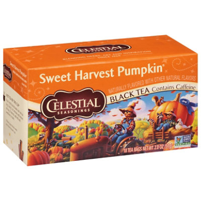 Celestial Seasonings Black Tea Holiday Sweet Harvest Pumpkin - 20 Count - Image 1