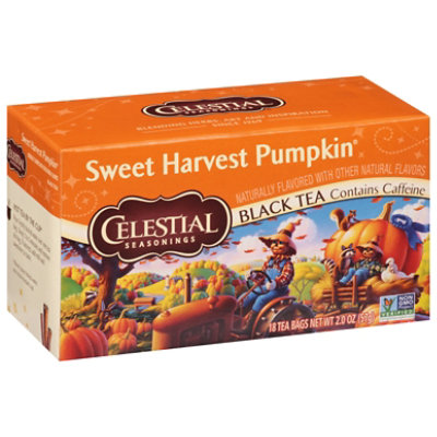 Celestial Seasonings Black Tea Holiday Sweet Harvest Pumpkin - 20 Count