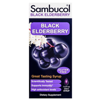 Sambucol Syrup Black Elderberry Original - 7.8 Oz - Image 1