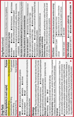 TYLENOL Pain Reliever/Fever Reducer Caplets Cold & Flu Severe For Adults - 24 Count - Image 7