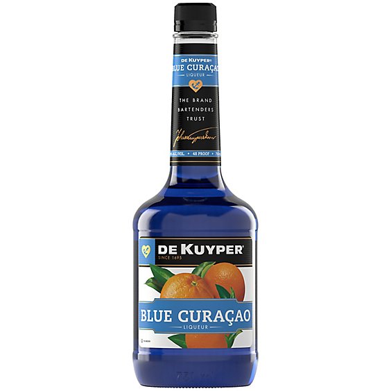 DeKuyper Liqueur Blue Curacao 48 Proof - 750 Ml