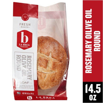 La Brea Bakery Bread Loaf Rosemary Olive Oil Round - 14.5 Oz - Image 2