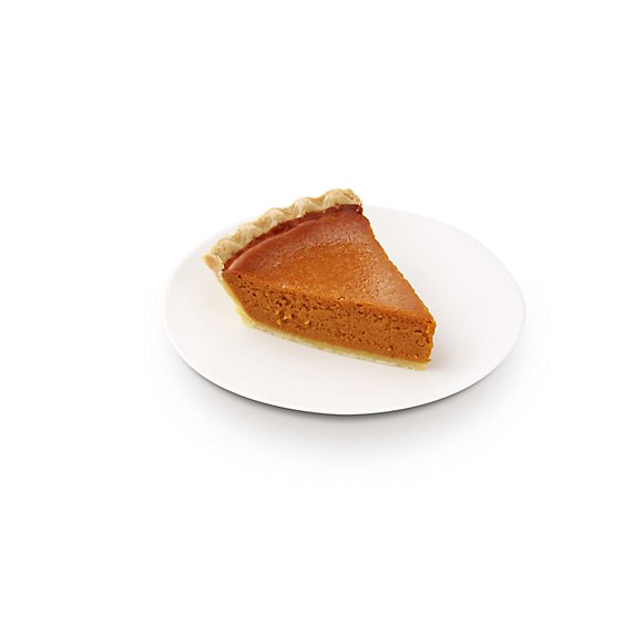 Bakery Pie Slice Pumpkin - Each (390 Cal)