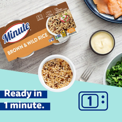 Minute Brown And Wild Rice Ready to Serve In Cup 2 Count - 8.8 Oz - Image 3
