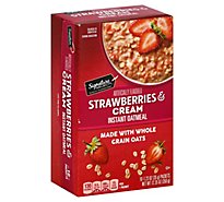 Signature SELECT Oatmeal Instant Strawberries & Cream - 10-1.23 Oz